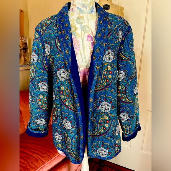 Vintage Handmade Quilted Jacket - Picture 1 of 2